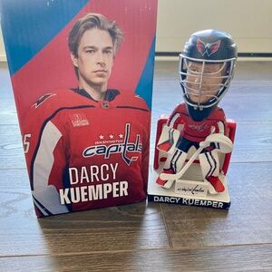WASHINGTON CAPITALS - DARCY KUEMPER BOBBLEHEAD - NHL STADIUM GIVEAWAY 3/28/2024